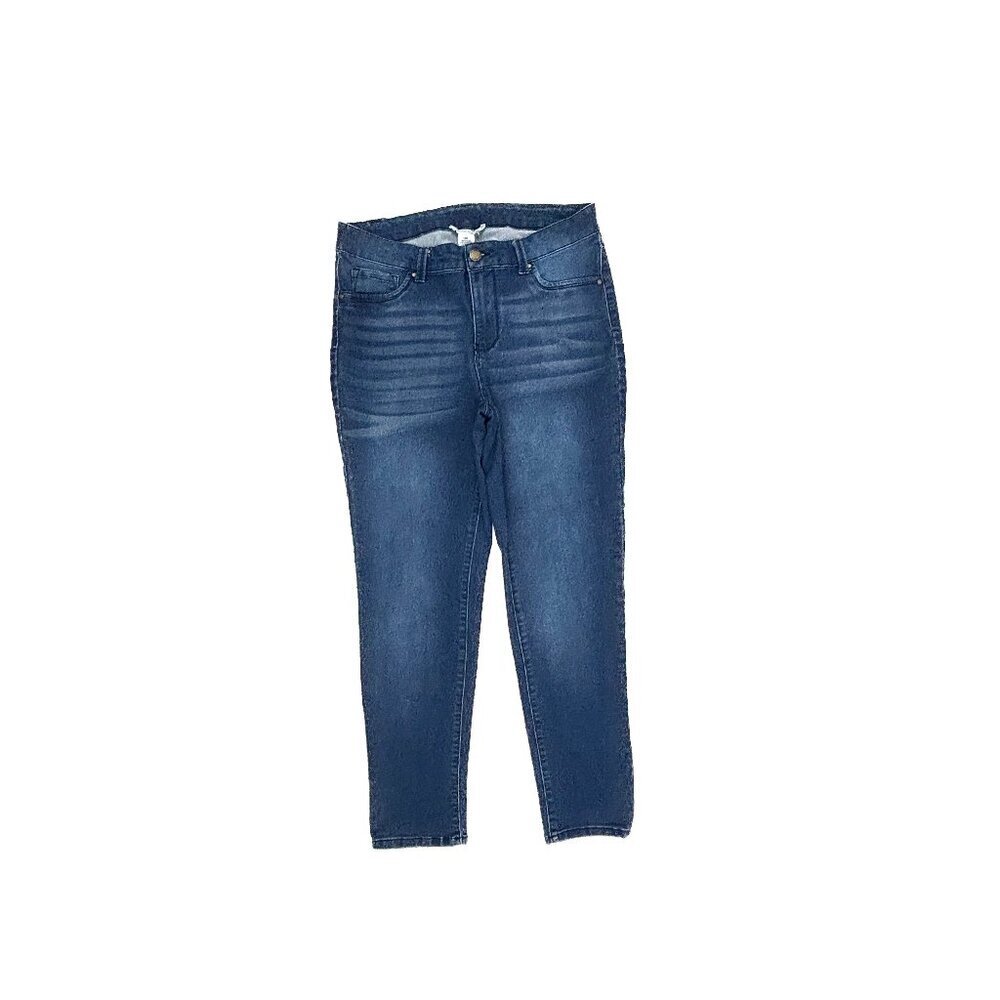 Workshop Skinny Women's size 14W Dark Wash Blue Denim Jeans